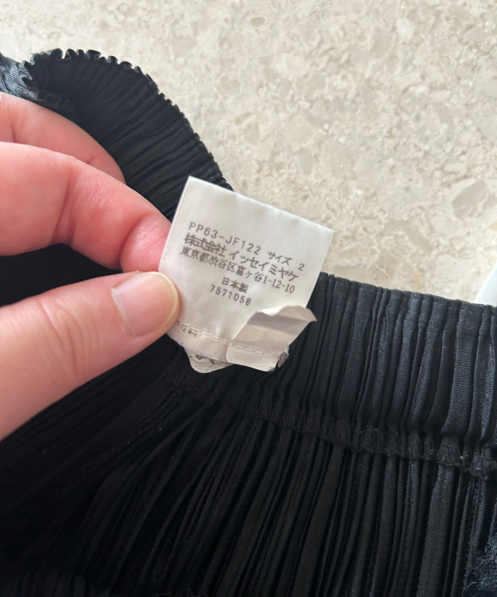 Pleats Please Pleated Wide Leg Culottes