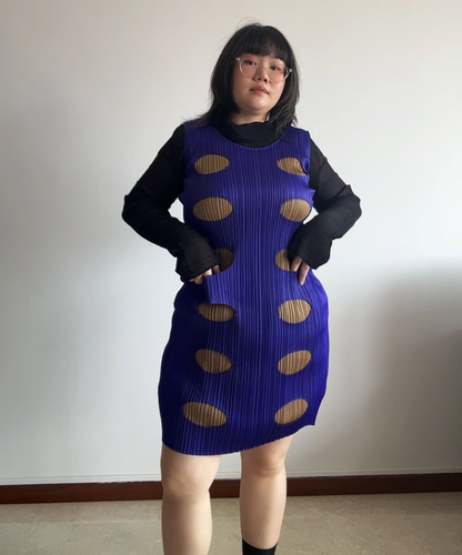 Pleats Please Space Age Portal Dress