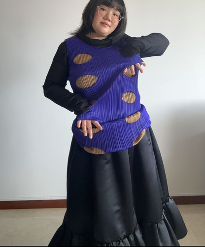 Pleats Please Space Age Portal Dress