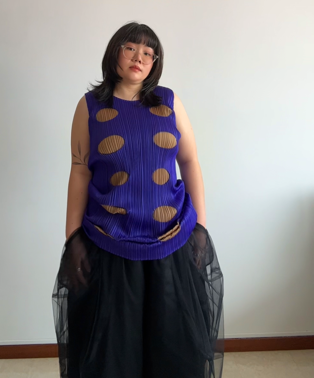 Pleats Please Space Age Portal Dress