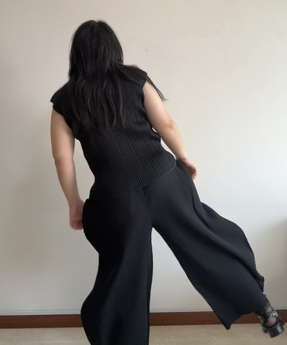 Me Issey Miyake Circle Wide Leg Pants
