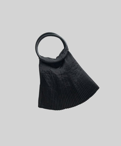 Pleats Please O Ring Pleated Handbag