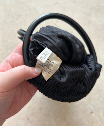 Pleats Please O Ring Pleated Handbag
