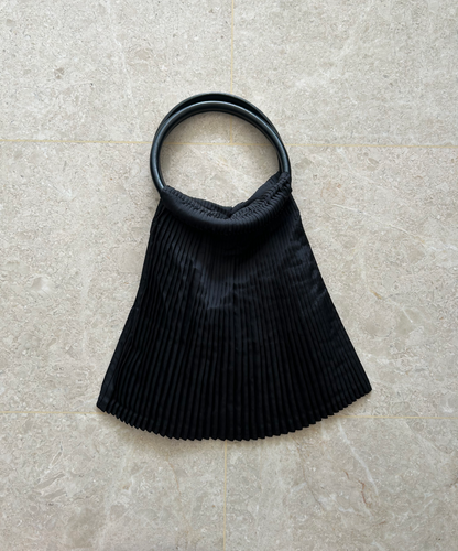 Pleats Please O Ring Pleated Handbag