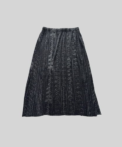 Issey Miyake Animation Frame Pleated Skirt