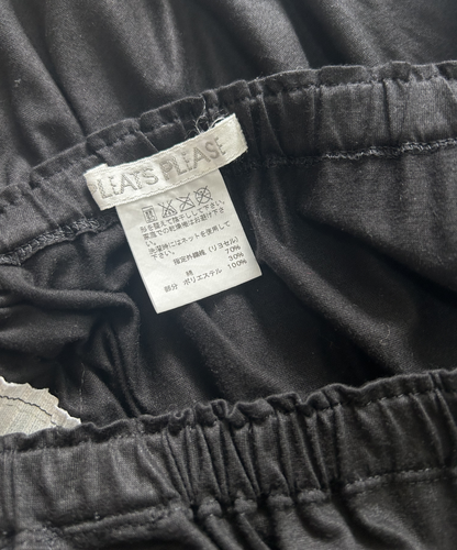 Pleats Please Panelled Drape Shirred Skirt