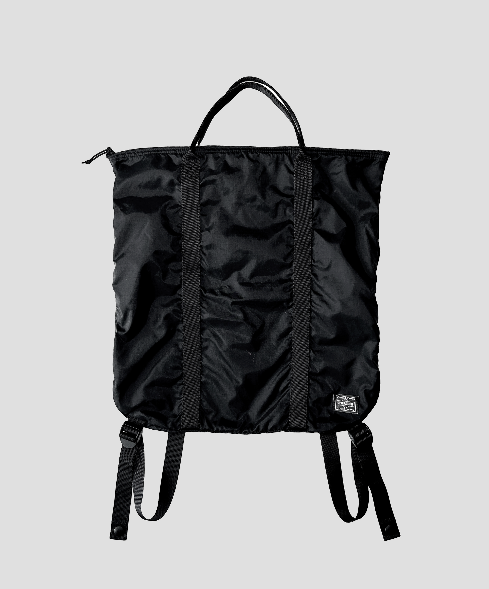 Porter Yoshida & Co Flex 2-Way Packable Tote Bag – Comme Please Porter Yoshida & Co Flex 2-Way Packable Tote Bag – Comme Please
