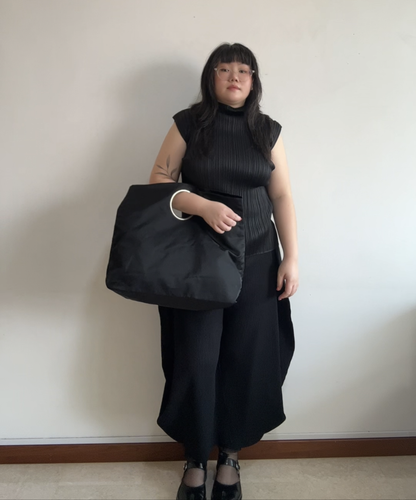 Vintage Prada 'O' Ring Handle Tessuto Nylon Bag with Purse