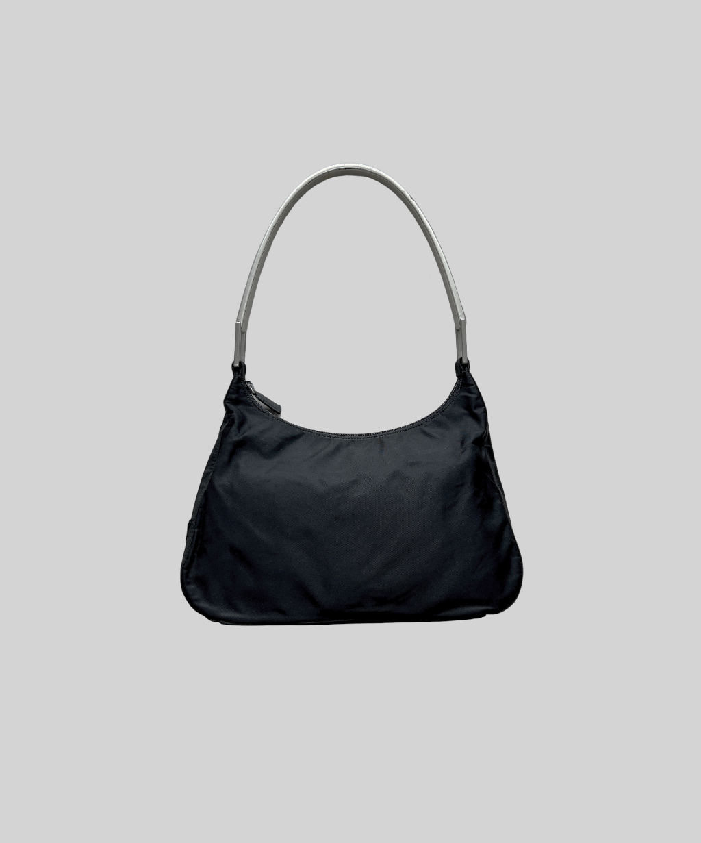 Prada 1998 Tessuto Metallo Shoulder Bag (S)