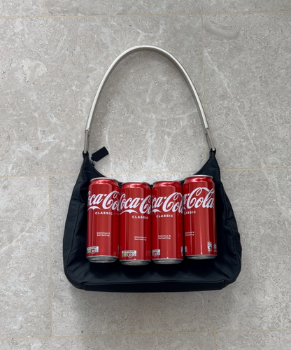 Prada 1998 Tessuto Metallo Shoulder Bag (S)