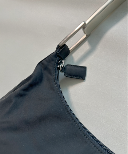 Prada 1998 Tessuto Metallo Shoulder Bag (S)