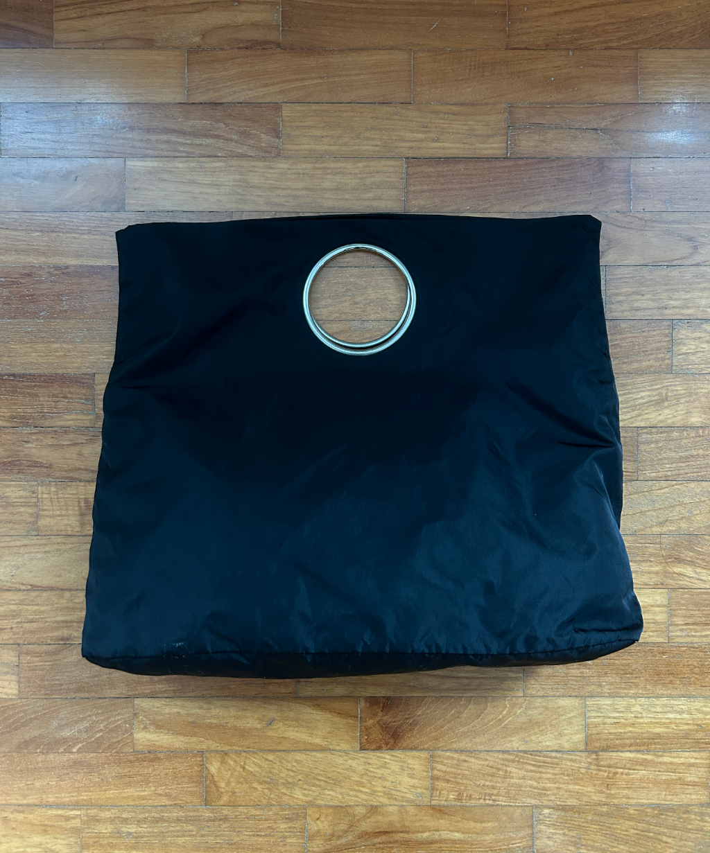 Vintage Prada 'O' Ring Handle Tessuto Nylon Bag with Purse