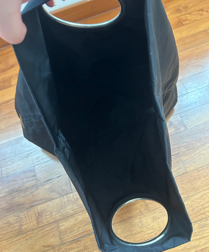 Vintage Prada 'O' Ring Handle Tessuto Nylon Bag with Purse