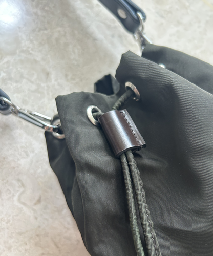 Prada mini bucket bag (upcycled)