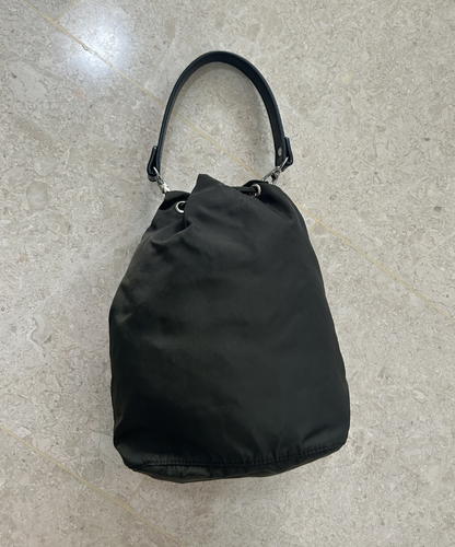 Prada mini bucket bag (upcycled)