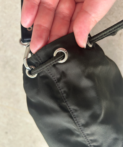 Prada mini bucket bag (upcycled)