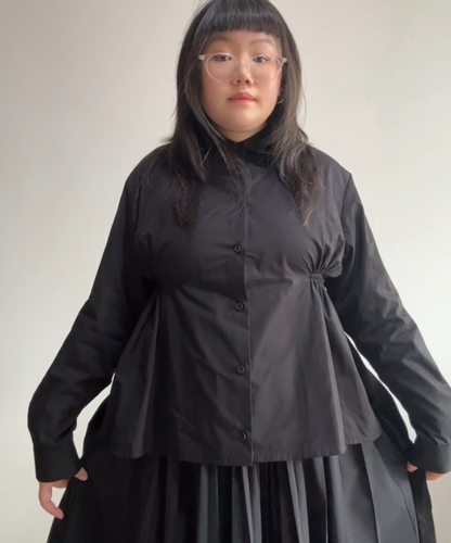 Regulation by Yohji Yamamoto Gathered Bust Shirt
