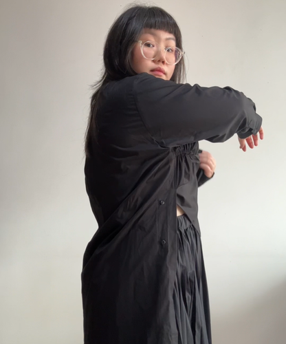 Regulation by Yohji Yamamoto Gathered Bust Shirt