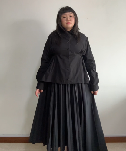Regulation by Yohji Yamamoto Gathered Bust Shirt