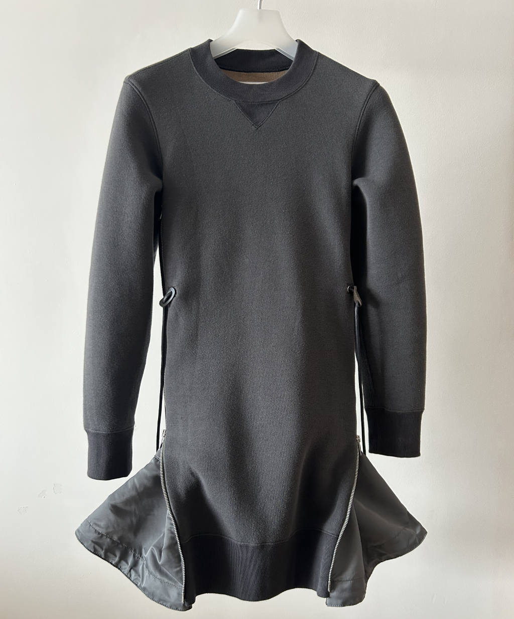 Sacai MA-1 Sweatshirt Dress