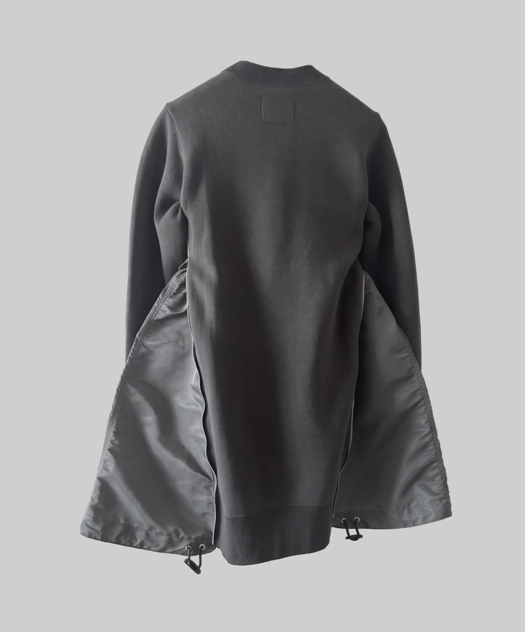 Sacai MA-1 Sweatshirt Dress