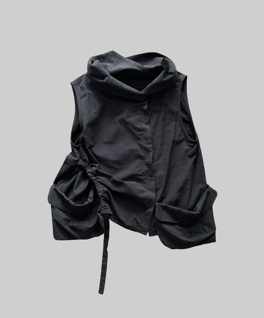 Jiu Sensounico 2-way Asymmetrical High Neck Vest