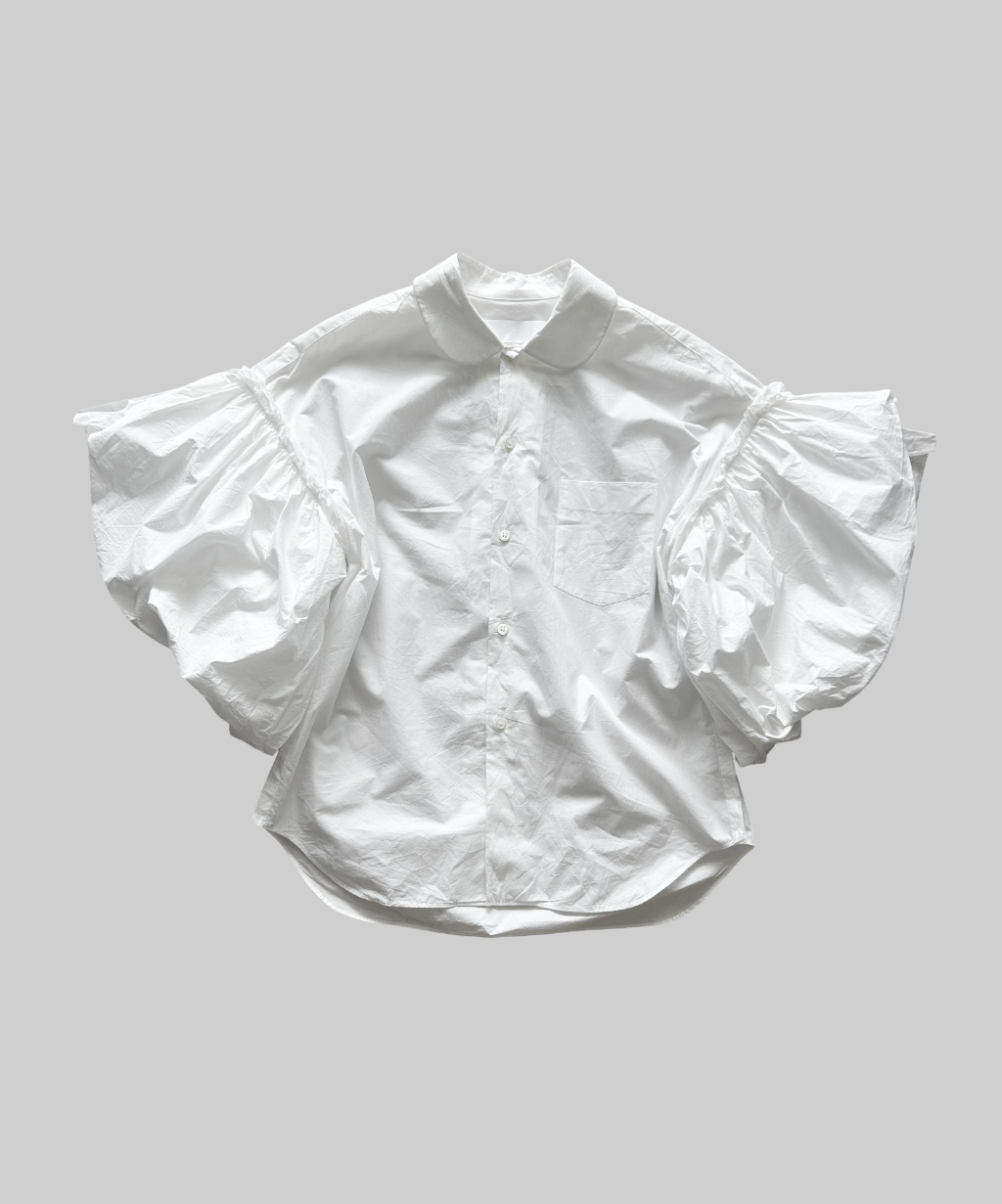 Tao SS25SS Peterpan Collar Butterfly Sleeve Shirt