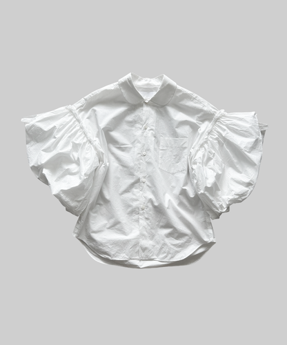 Tao SS25SS Peterpan Collar Butterfly Sleeve Shirt
