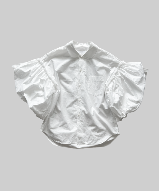 Tao SS25SS Peterpan Collar Butterfly Sleeve Shirt
