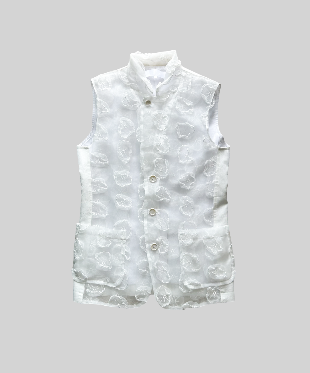 Tao SS22 Lace Flower Applique Vest