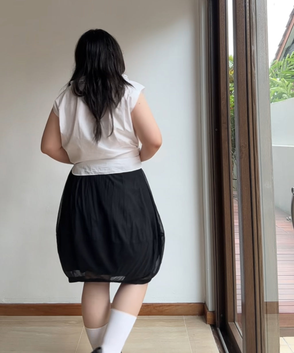 Tricot Comme des Garcons AW91 Double Layer Balloon Skirt