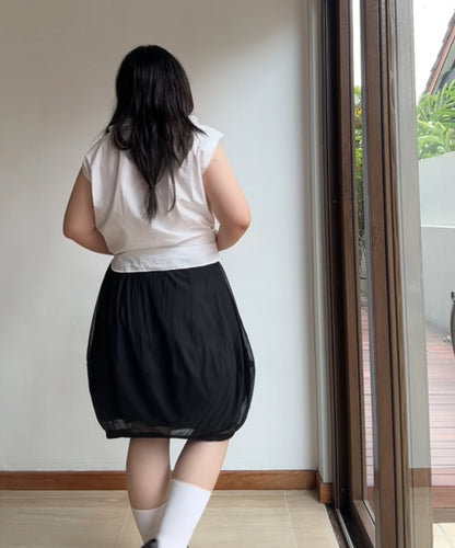 Tricot Comme des Garcons AW91 Double Layer Balloon Skirt