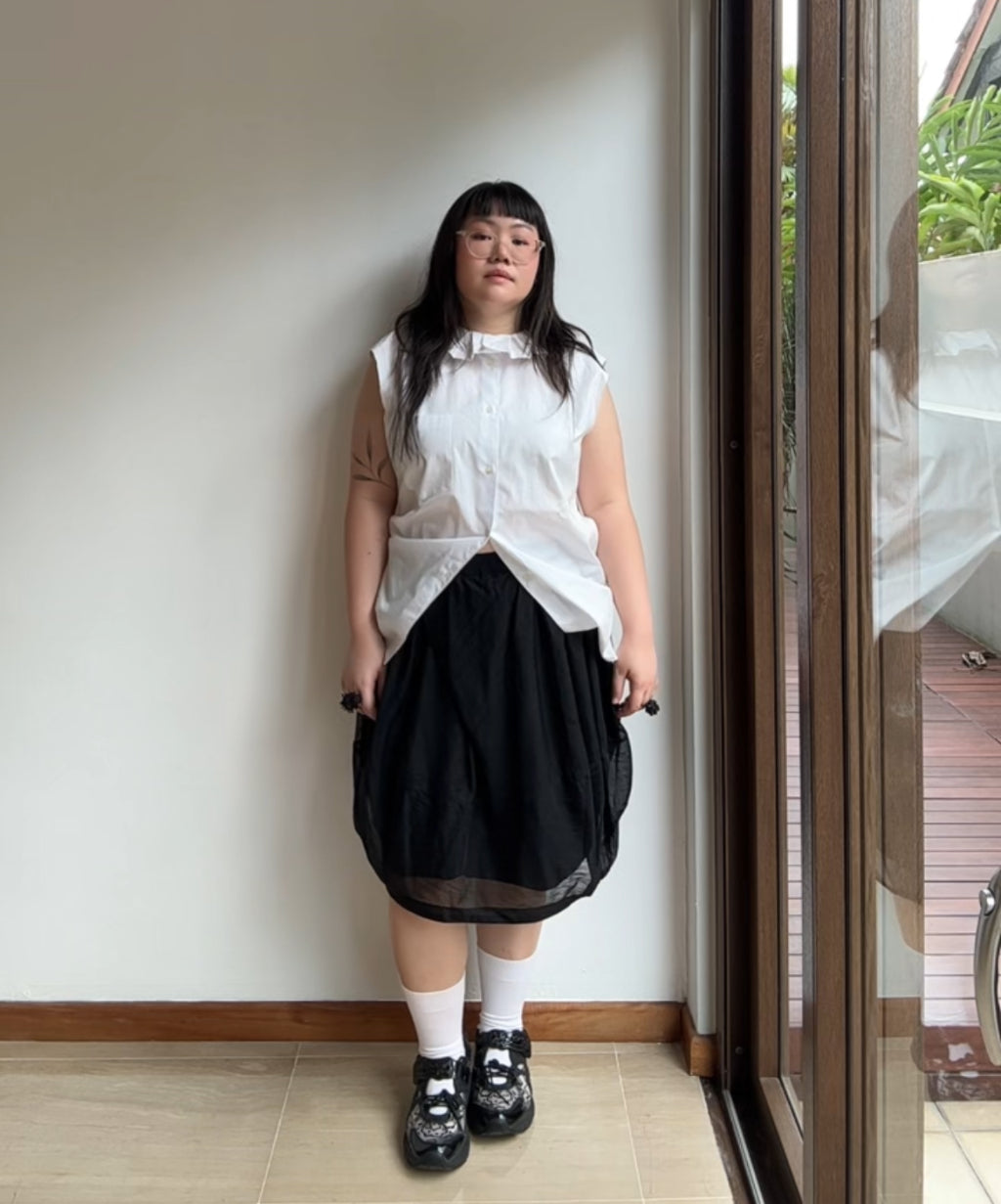 Tricot Comme des Garcons AW91 Double Layer Balloon Skirt