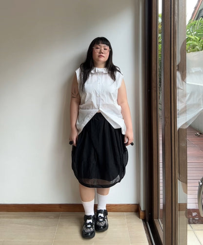 Tricot Comme des Garcons AW91 Double Layer Balloon Skirt