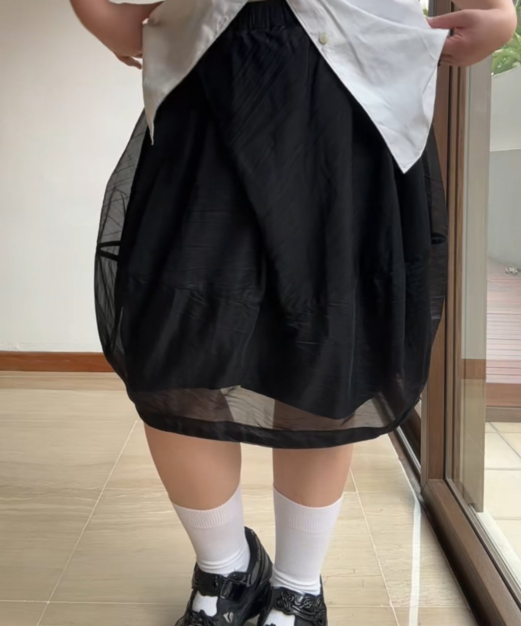 Tricot Comme des Garcons AW91 Double Layer Balloon Skirt