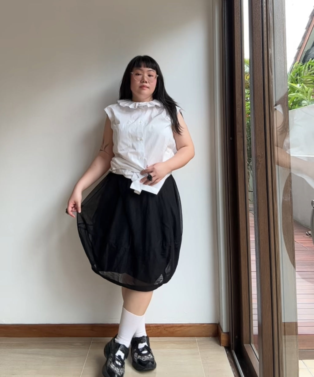 Tricot Comme des Garcons AW91 Double Layer Balloon Skirt