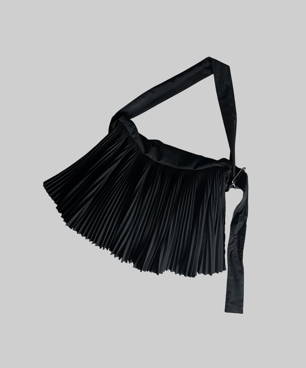 Tricot Comme des Garcons 2-way satchel bag with layered pleats