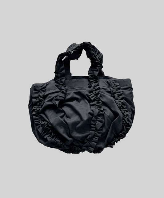Y's Ruffle Short Tote Bag