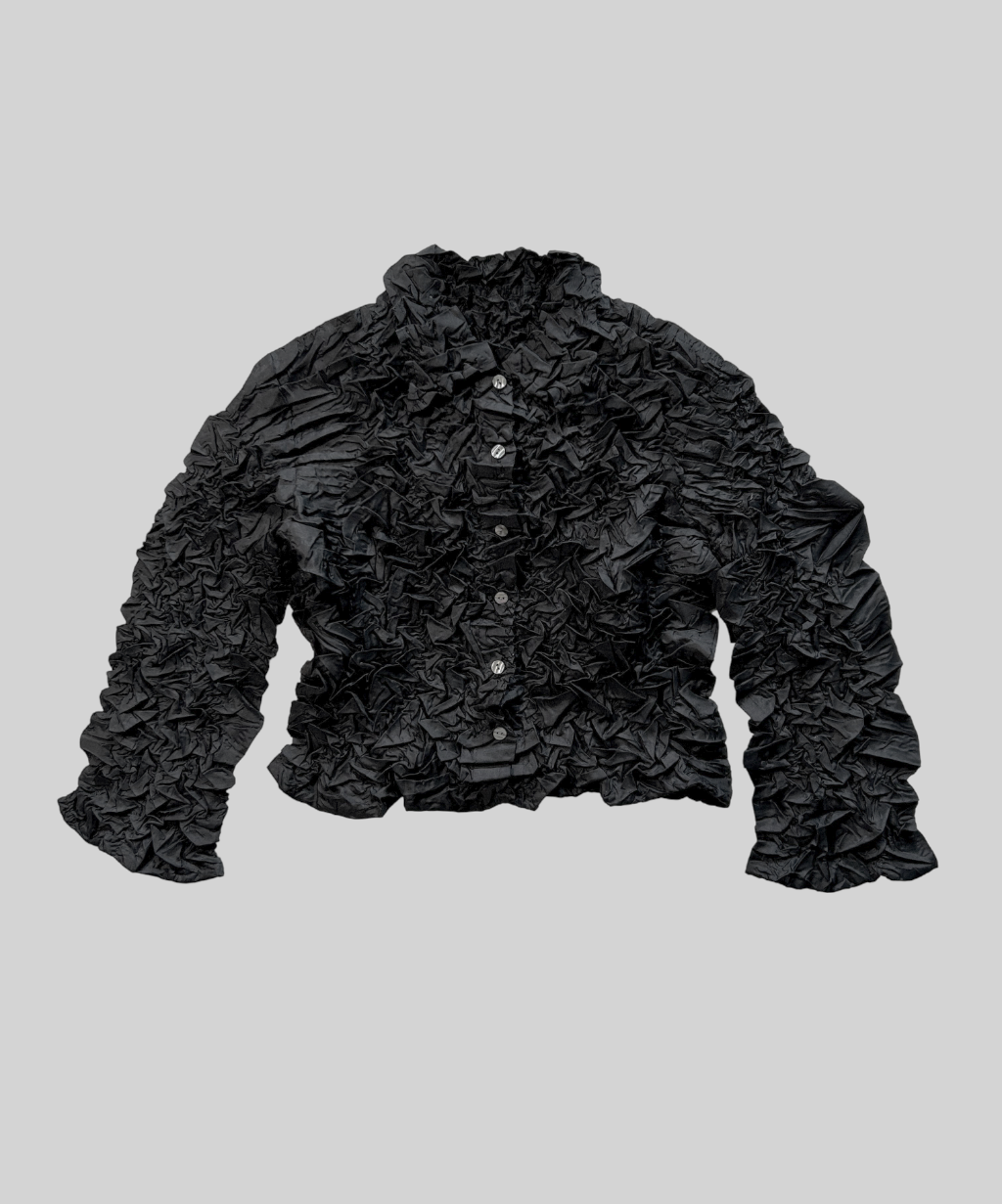 Yoshiki Hishinuma Crinkle Button Shirt