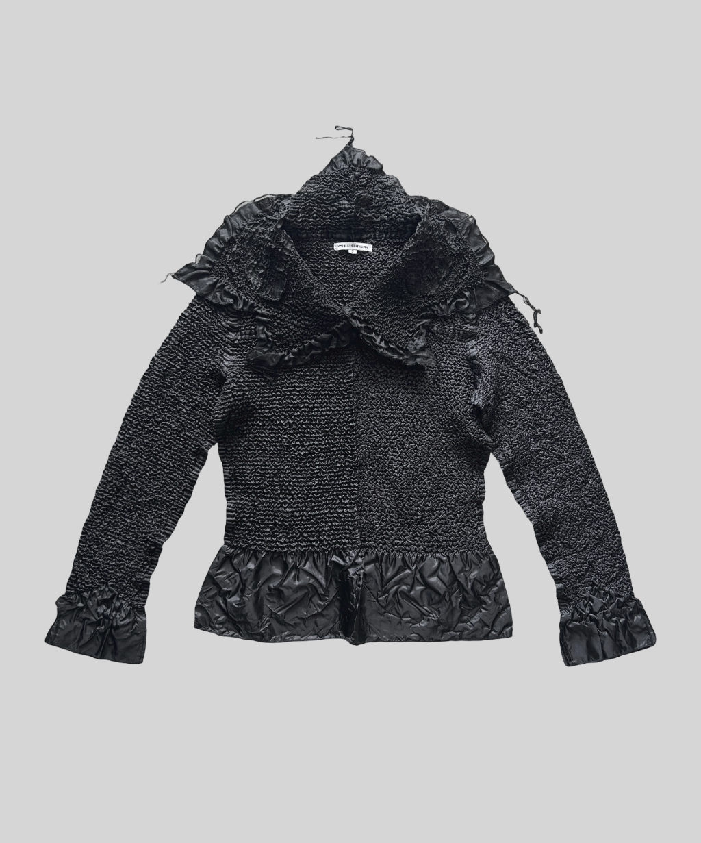 Yoshiki Hishinuma Star Collar Crinkle Blouse