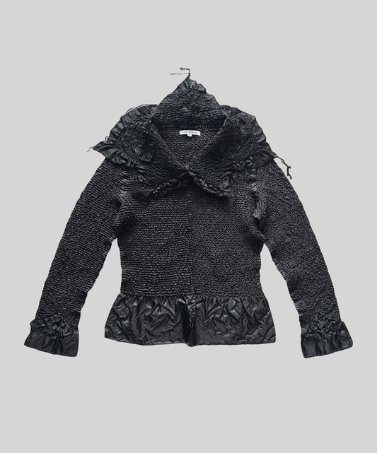 Yoshiki Hishinuma Star Collar Crinkle Blouse