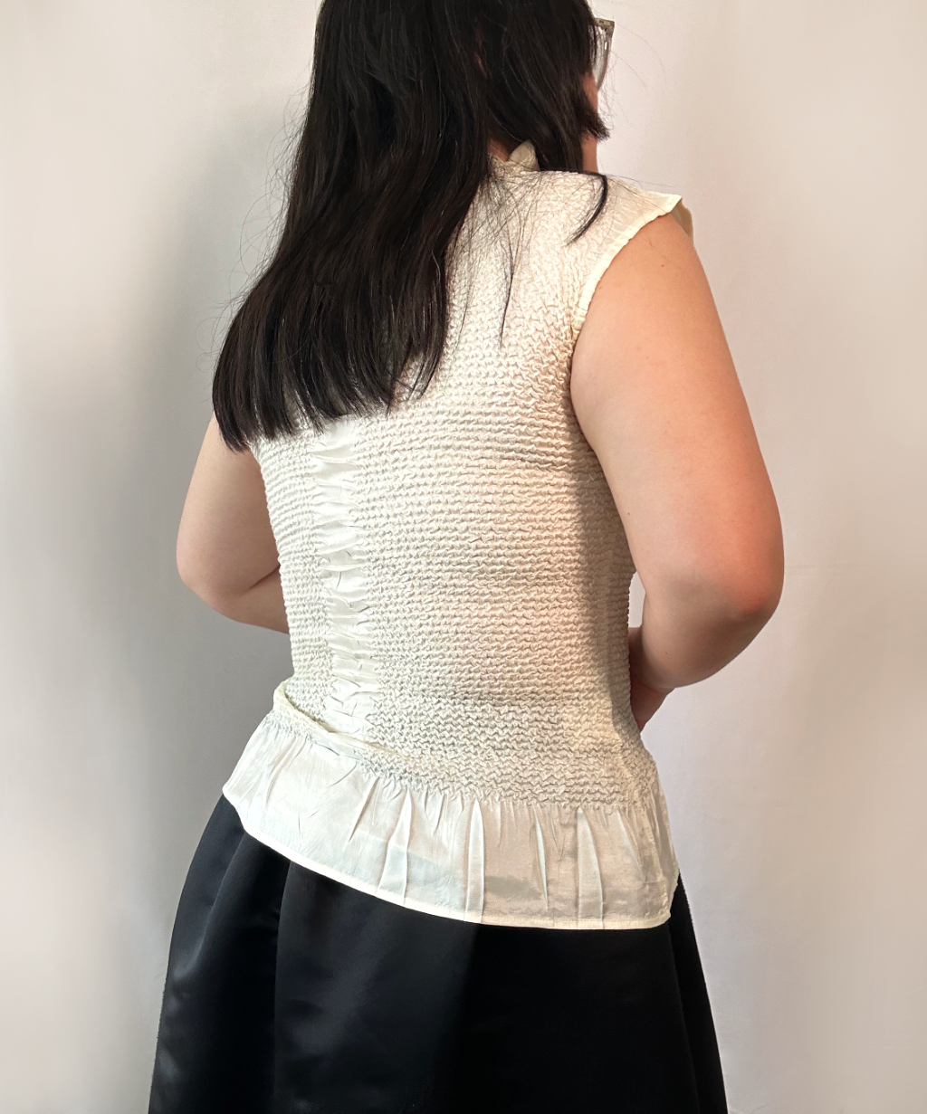 Yoshiki Hishinuma PEPLUM Shirred Top