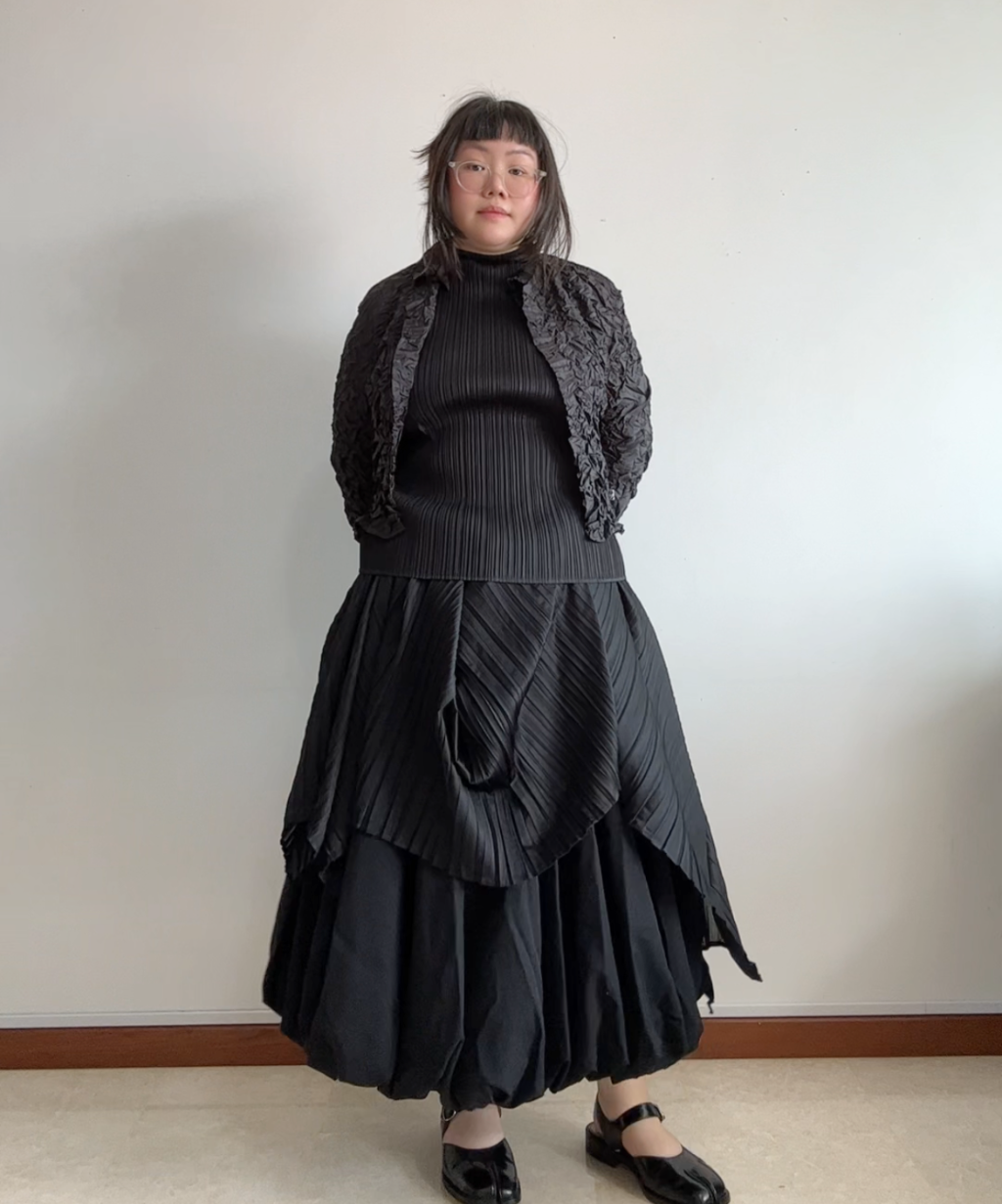 Yoshiki Hishinuma Crinkle Button Shirt