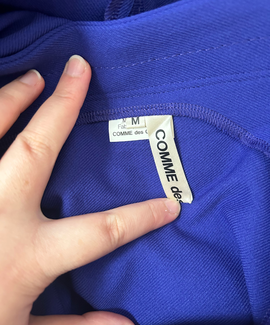 Comme des Garcons AW12 Archive 2D Flat Blouse