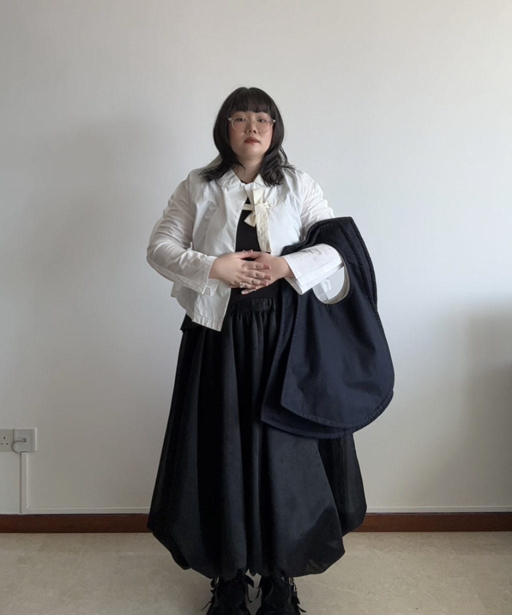 Comme des Garcons AW09 2D Wool Deformed Tote Bag
