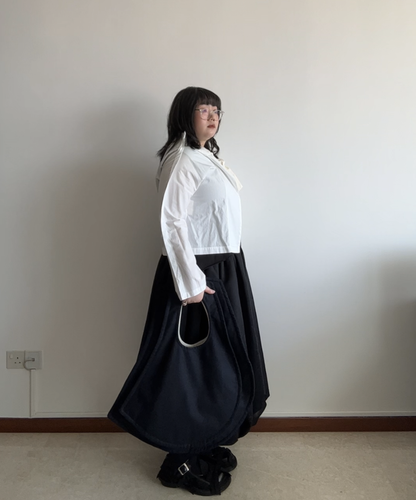 Comme des Garcons AW09 2D Wool Deformed Tote Bag