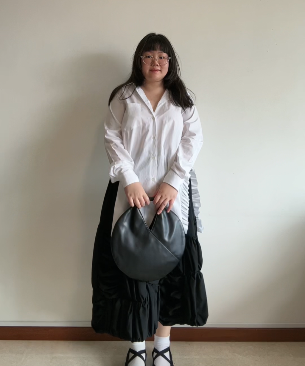BLACK Comme des Garcons Side Ruffle Shirt – Comme Please BLACK Comme des Garcons Side Ruffle Shirt – Comme Please