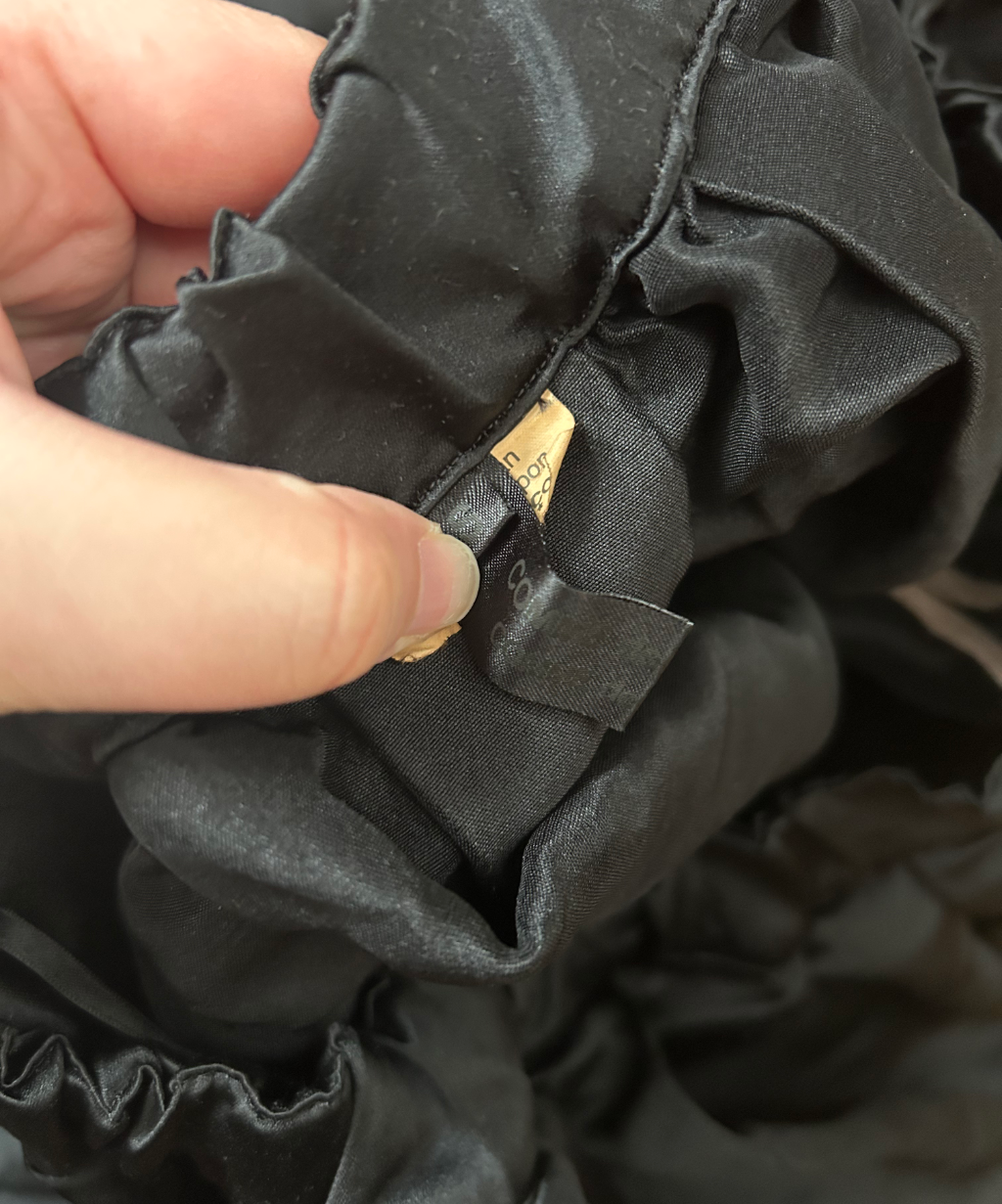 Comme des Garcons AW22 Satin Pumpkin Balloon Skirt