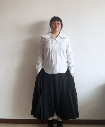 Comme des Garcons Comme des Garcons SS25 Side Pleats Wool Pants