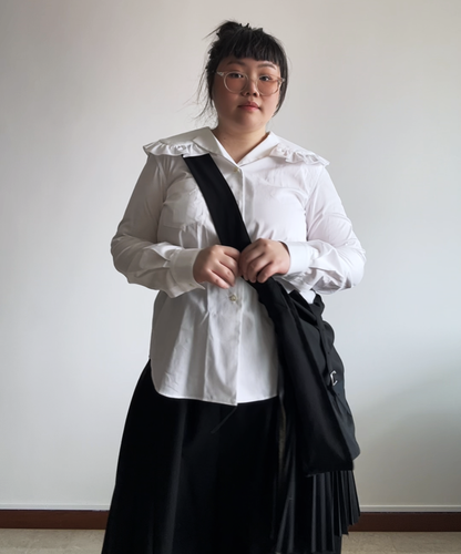 Comme des Garcons Girl SS25 Frill Collar Blouse